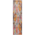 Distressed Abstract Turkish Vintage Style Area Rugs Heat Set