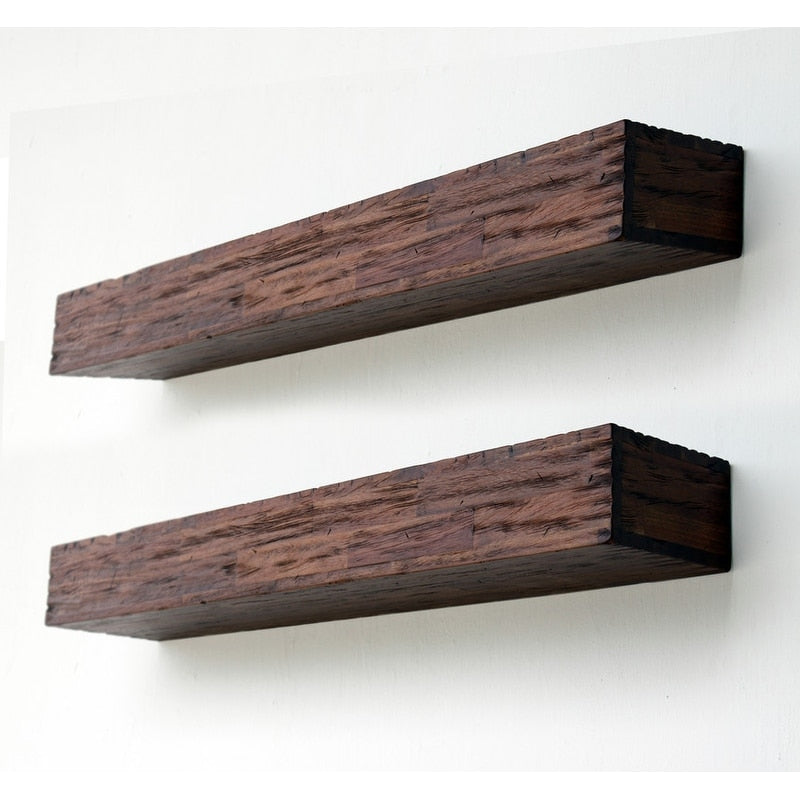 Distressed Floating Shelves 2 Pcs