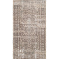 Distressed Geometric Hamedan Persian Area Rug Wool Hand Knotted Carpet 67 X 95