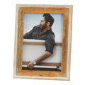 Distressed Wood Two Tone Design Photo Frame