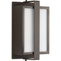 Diverge Collection 1 Light Architectural Bronze Wall Lantern