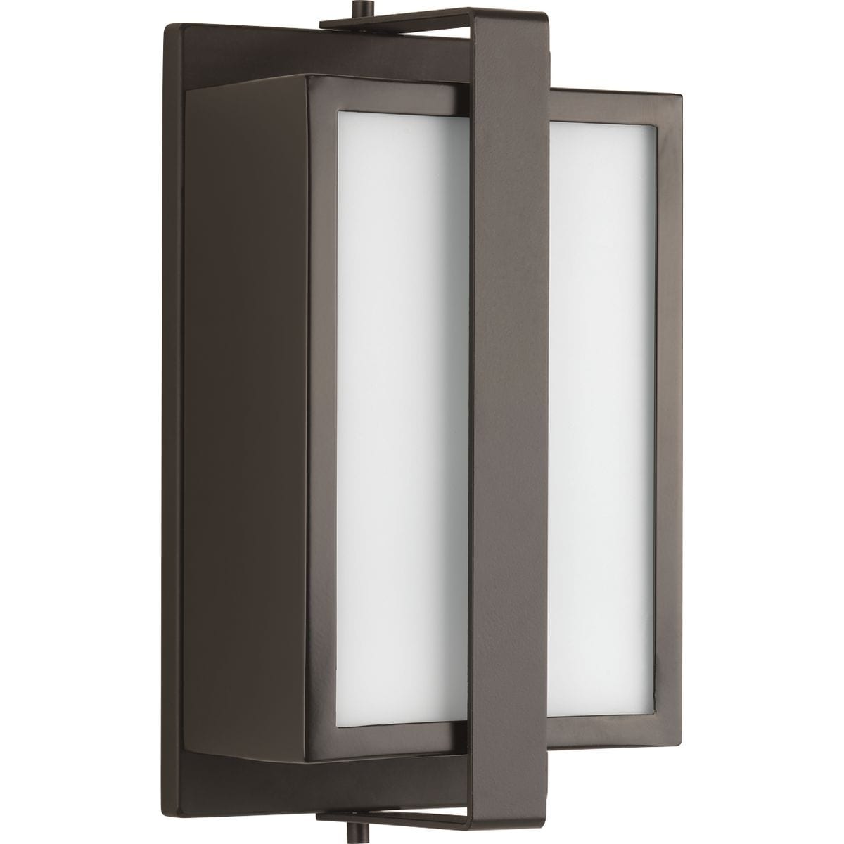 Diverge Collection 1 Light Architectural Bronze Wall Lantern