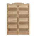 Dixieland 36X42 Inch Unfinished Louvered Cafe Doors