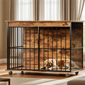 Dog Crate Furniture Large Dog Cage Furniture With Tray For Medium Large Dogs Wooden Dog Kennel Furniture