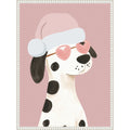 Dog Love By Mathieu Jeuf Framed Canvas Wall Art
