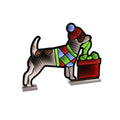 Dog With Christmas Present Ekkolight 24 L