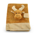 Dollibu Moose Plush Notebook Brown Wildlife Plush School Journal