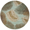 Domani Camila Aqua Tropical Area Rug