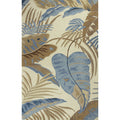 Domani Camila Ivory Blue Tropics Area Rug