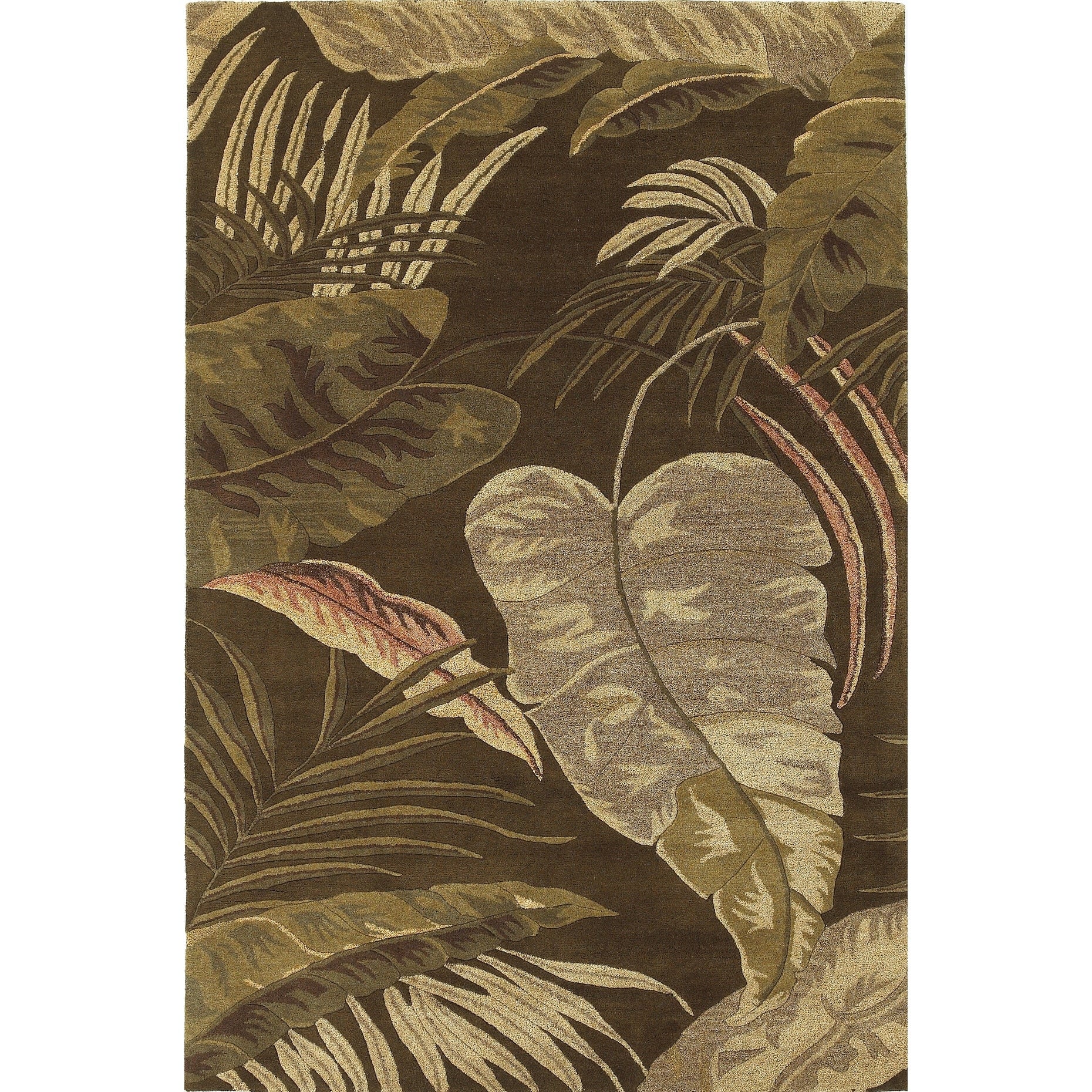 Domani Camila Mocha Tropics Area Rug
