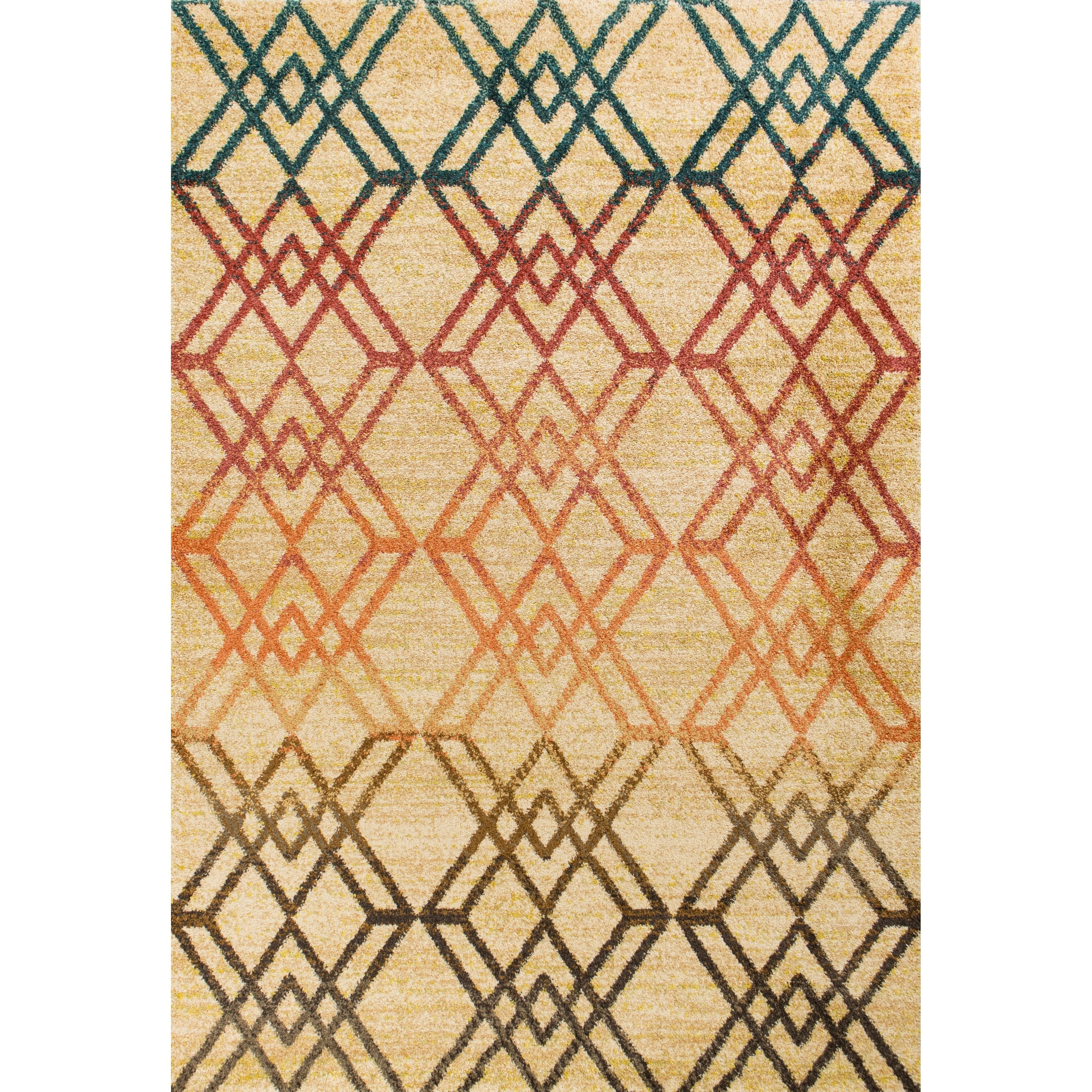 Domani Catalonia Contemporary Sand Area Rug