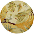 Kas Sparta Coral Iovry Breezes Round Rug 76 Round
