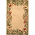 Kas Sparta Ivory Rainforest Round Rug 76 Round