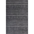 Domani Delilah Charcoal Boho Chic Arrow Area Rug