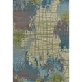 Kas Illusions Green Blue Visions Rug 67 X 96