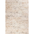 Domani Ekaterina Beige Distressed Floral Runner Rug