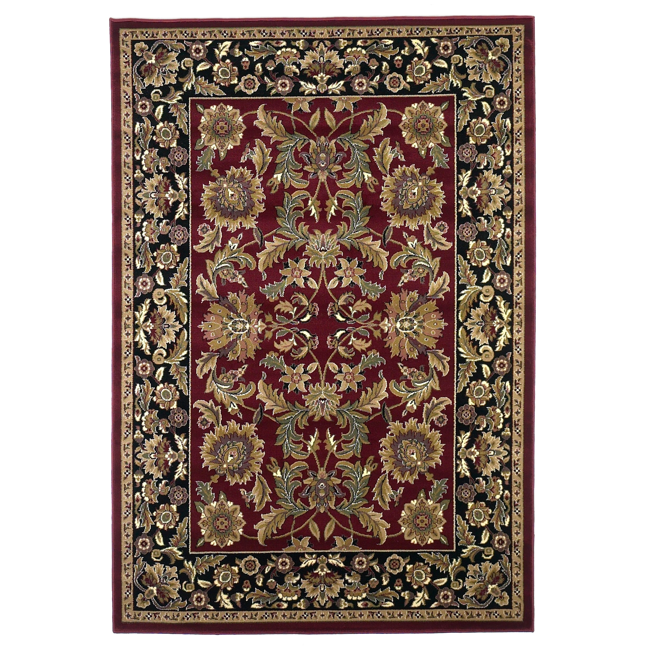 Domani Legacy Kashan Red Black Rug 33 X 411 33 X 411