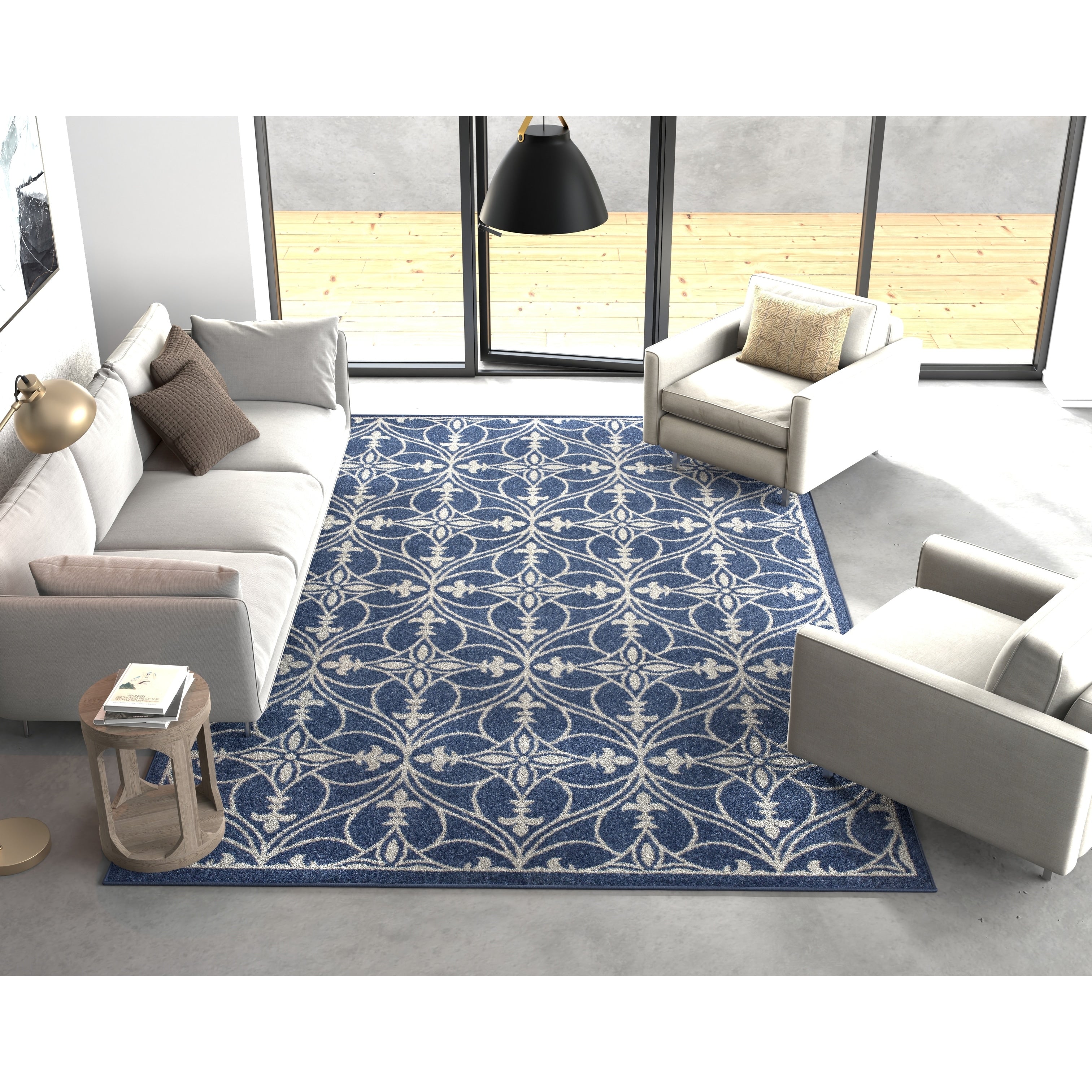 Domani Lesedi Traditional Mosaic Area Rug