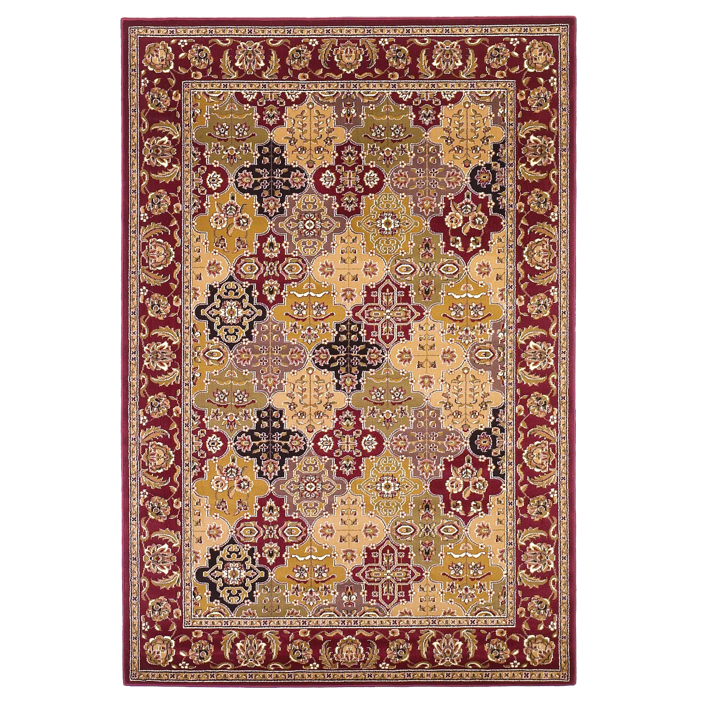 Domani Lexington Red Traditional Moroccan Area Rug