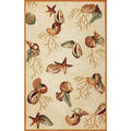 Domani Mohana Beige Deep Sea Area Rug
