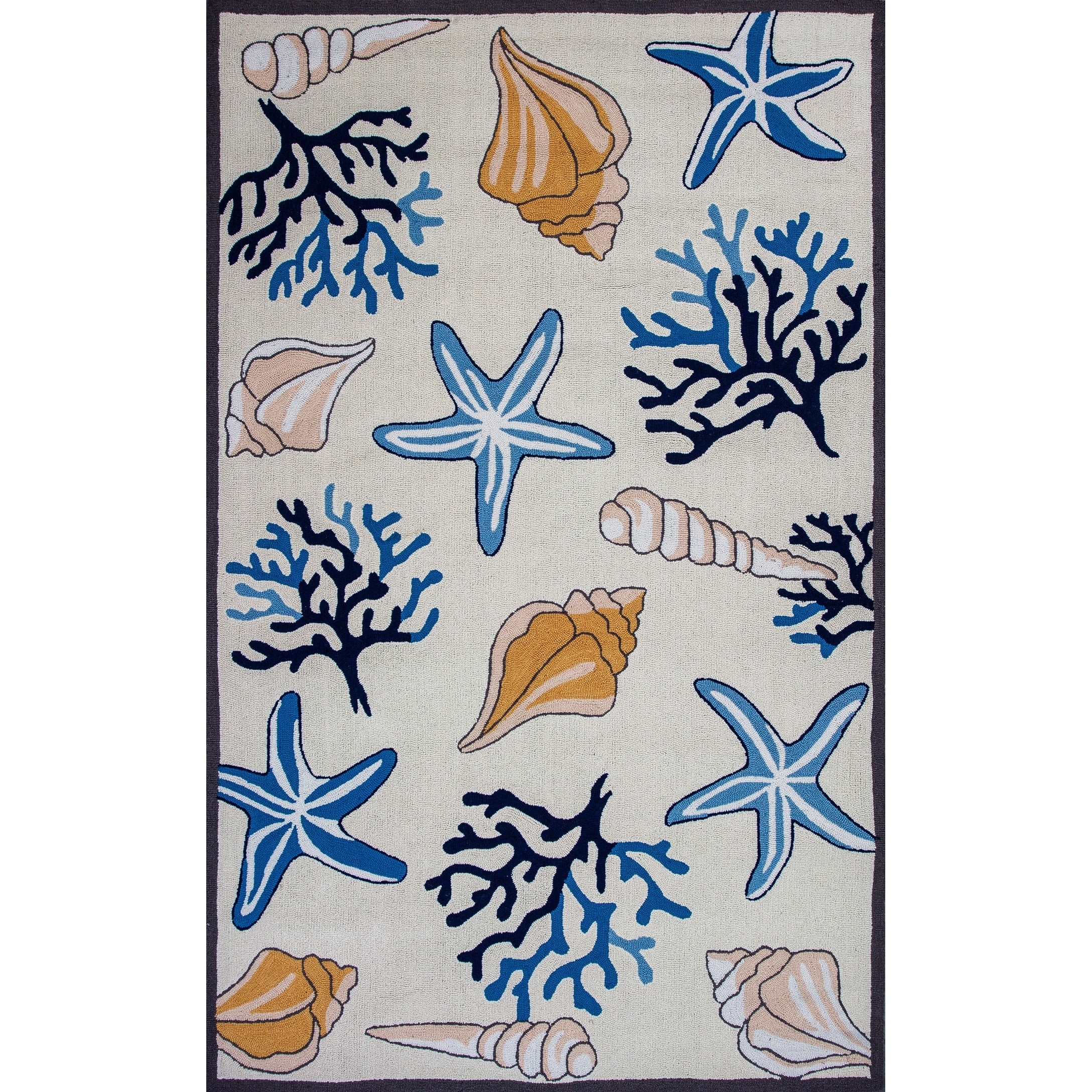 Domani Mohana Ivory Sea Shell Area Rug