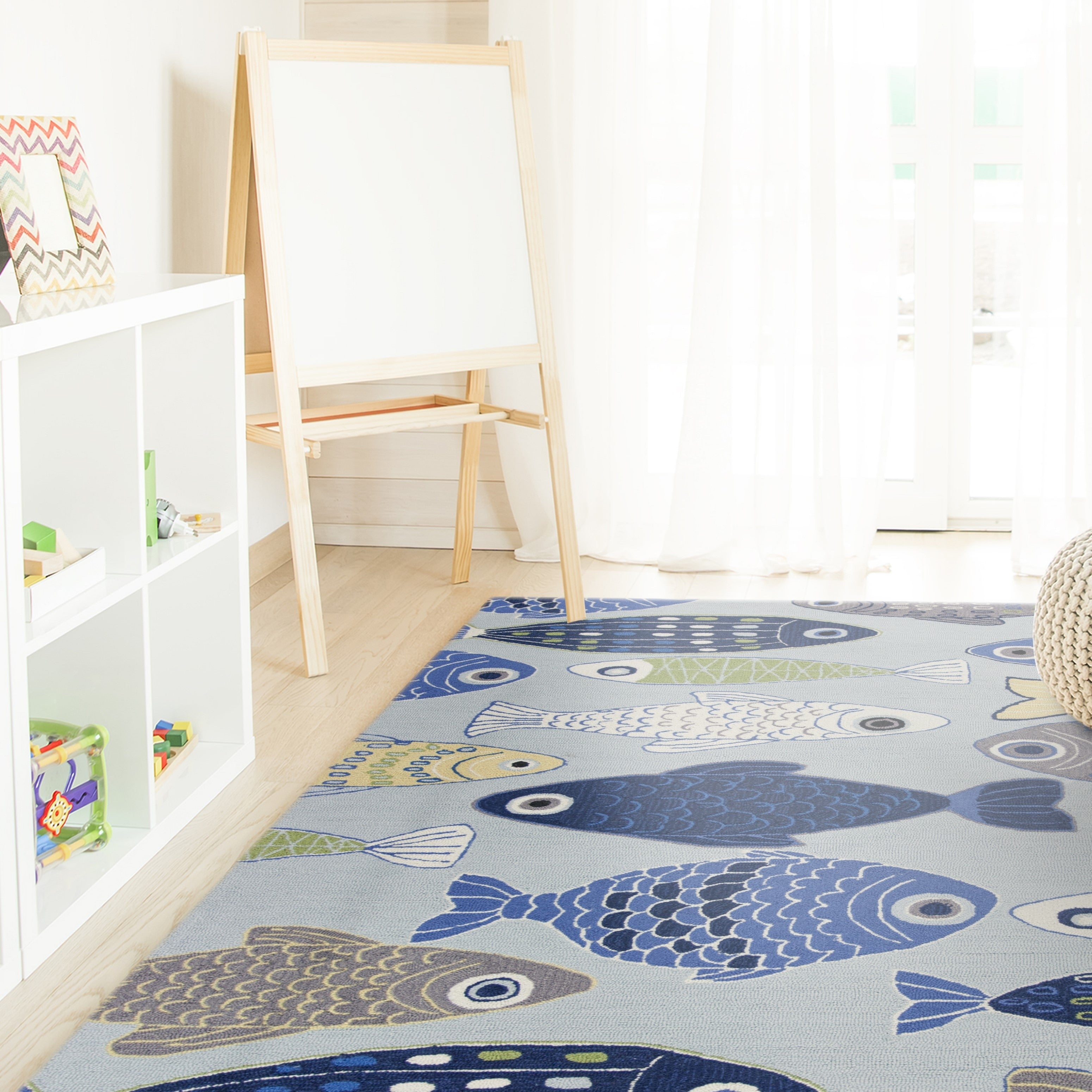 Domani Mohana Light Blue Aquamarine Area Rug