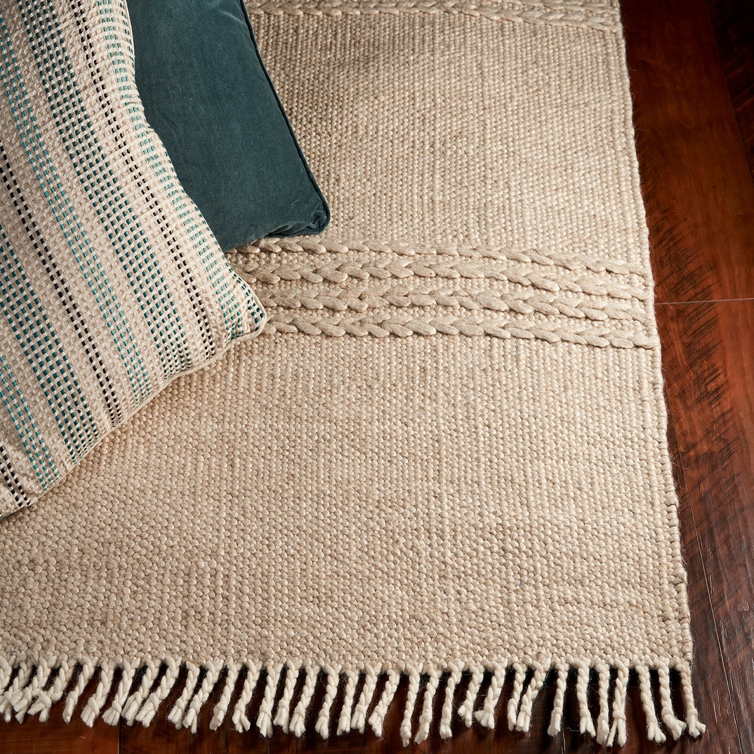 Domani Oahu Natural Bohemian Area Rug