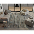 Kas Illusions Teal Moderne Rug 910 X 132