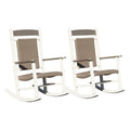 Domi Outdoor Rocking Chairs Set Porch Rocker With High Back Patio Rockers Set Weather Resistant Rocking Chairs For Patio