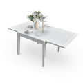 Domioutdoorliving Extendable Aluminum Dining Table