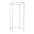 Dont Look At Me Portable Changing Room Divider White Frame With Blackout Fabric And Casters