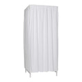 Dont Look At Me Portable Changing Room Divider White Frame With White Fabric