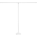 Dont Look At Me Instant Room Divider T Shaped White Frame