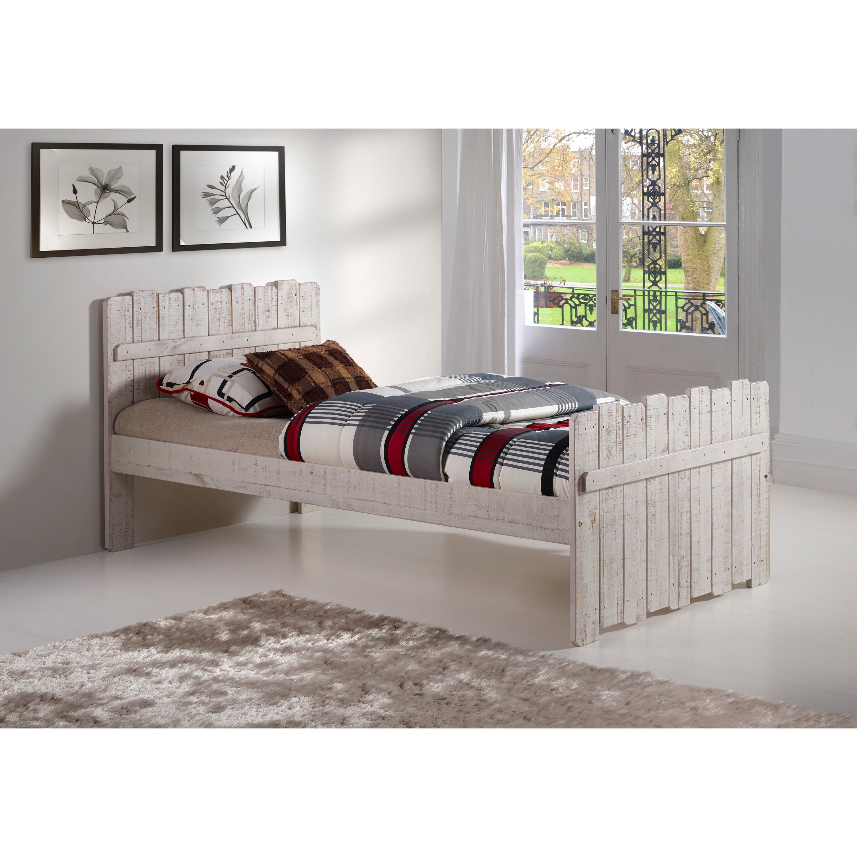 Donco Kids Rustic Sand Twin Tree House Bed