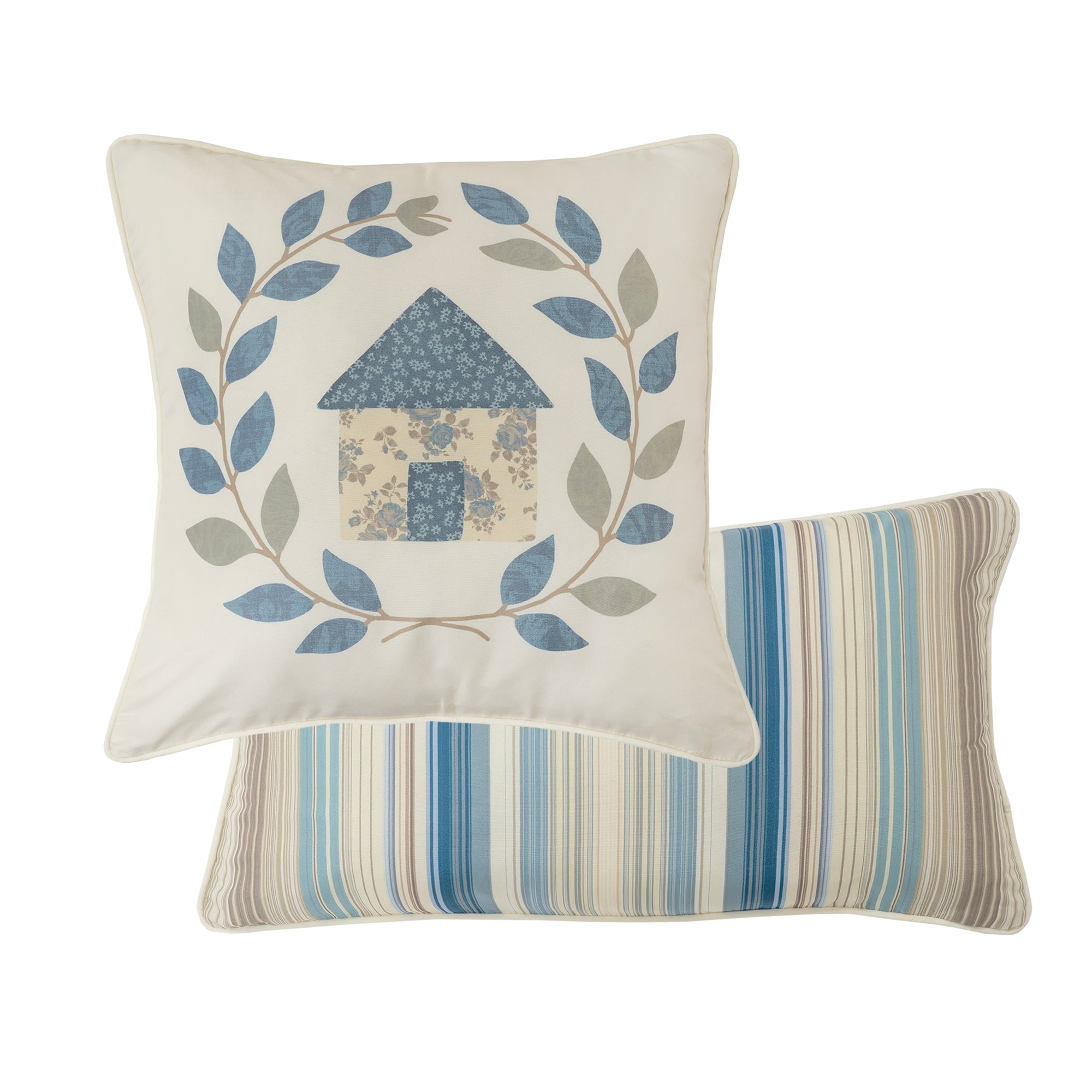 Donna Sharp Blue Diamond Polyester Decor Pillow Set