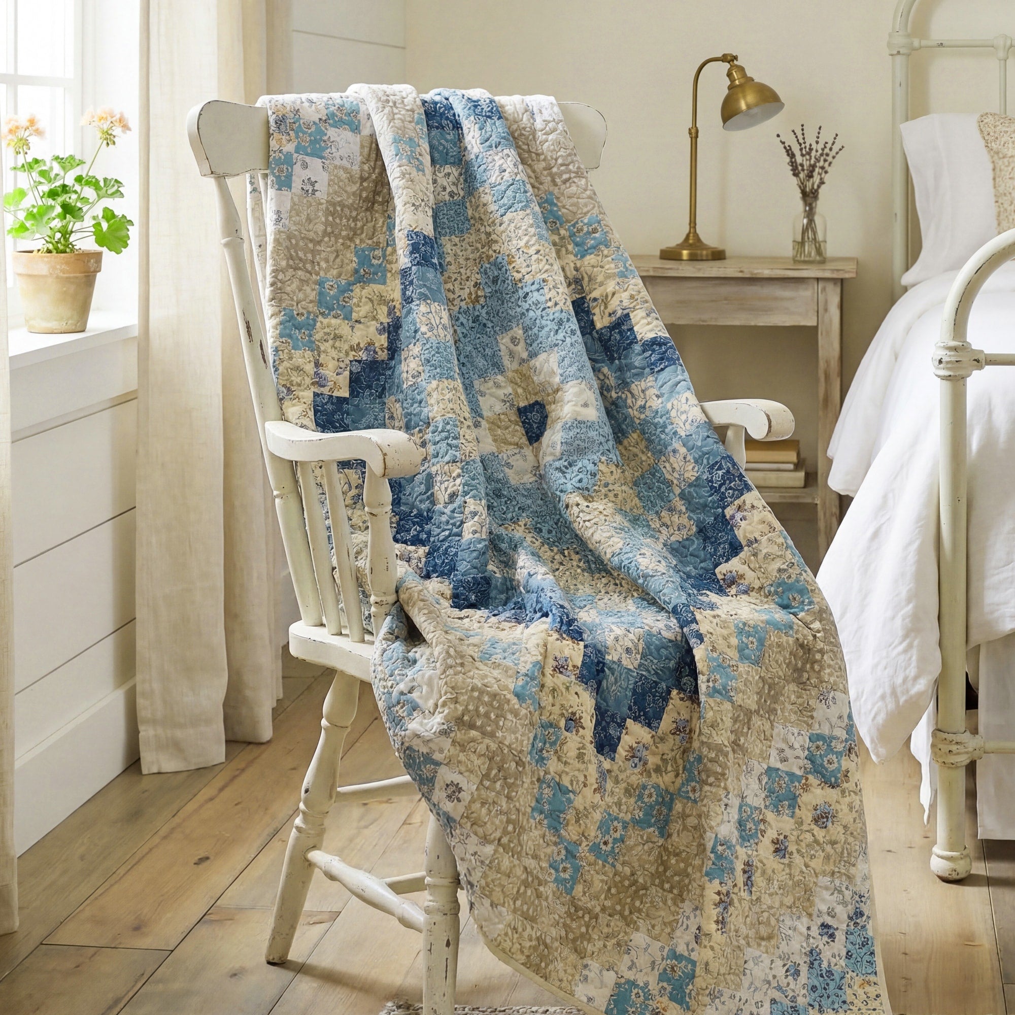 Donna Sharp Blue Diamond Polyesterthrow