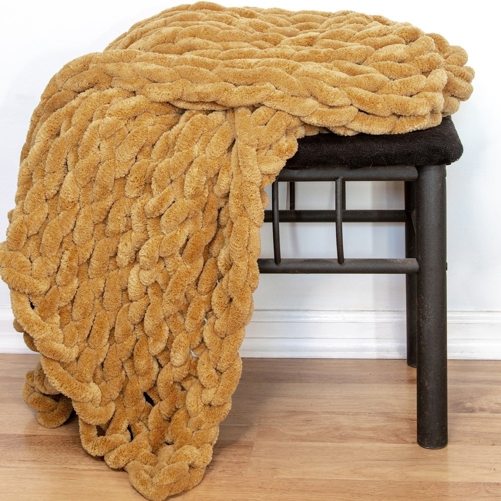 Donna Sharps Chunky Chenille Throw