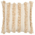 Donny Osmond By Rizzy Home Beige Stripe 20 X20 Throw Pillow