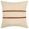 Donny Osmond By Rizzy Home Cream Stripe 20 X20 Throw Pillow
