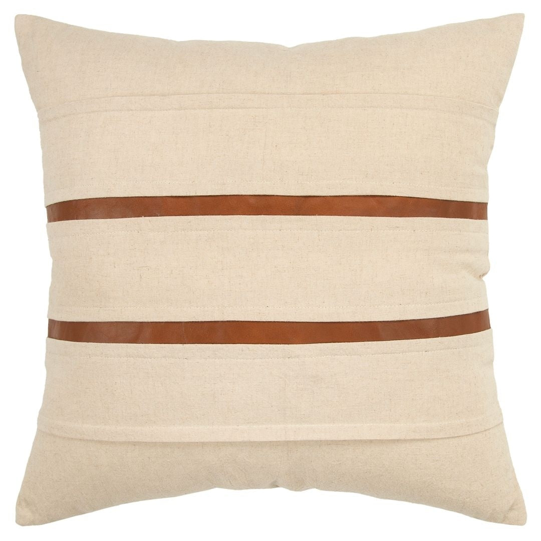 Donny Osmond By Rizzy Home Cream Stripe 20 X20 Throw Pillow