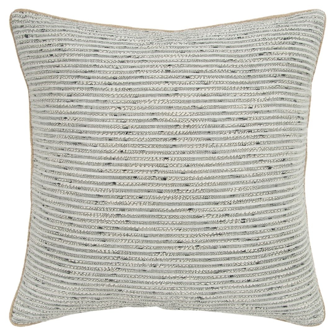 Donny Osmond By Rizzy Home Light Gray Stripe 20 X20 Throw Pillow