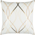 Donny Osmond By Rizzy Home Gold Geometric Decorative Pillow 20 X 20
