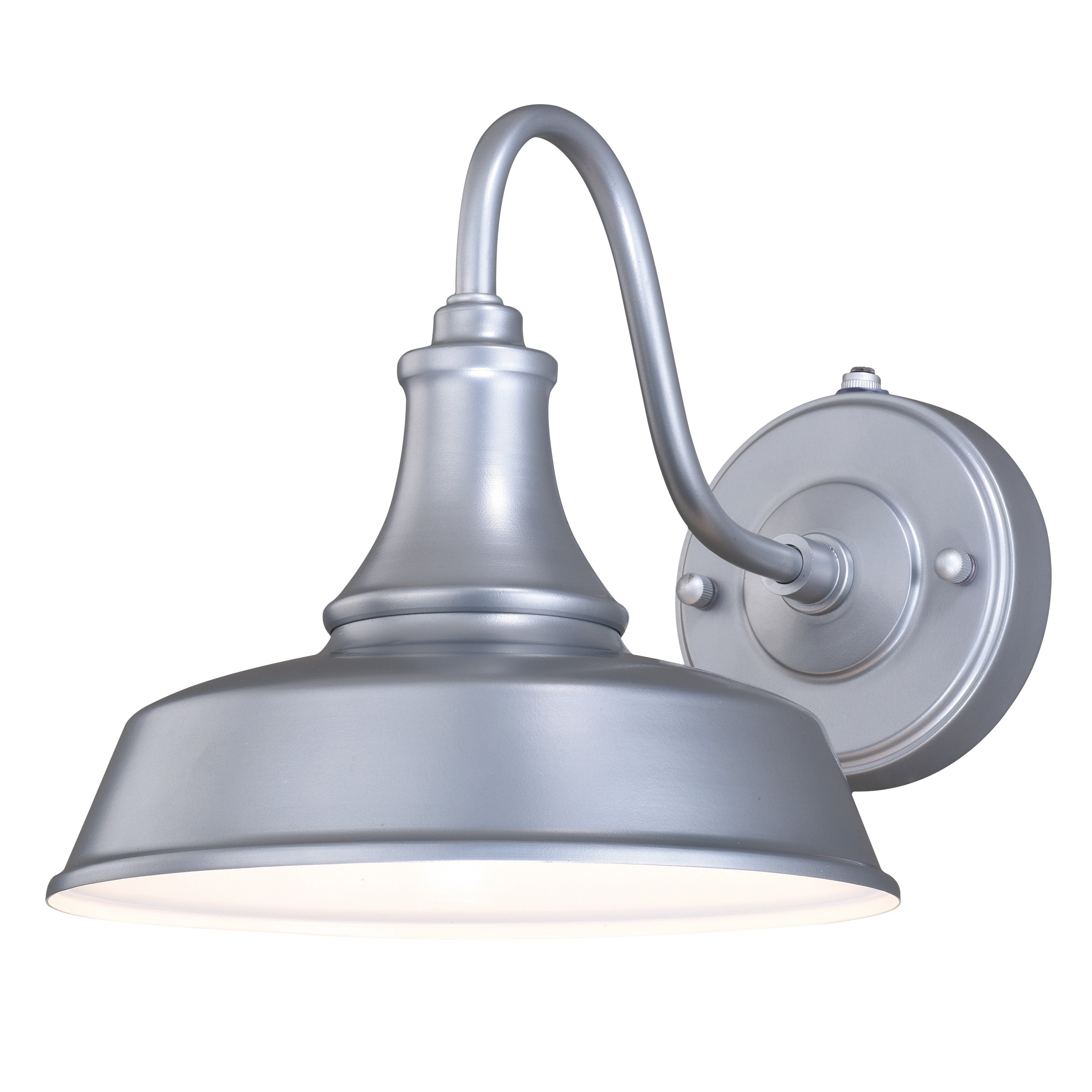 Vaxcel Dorado 9 Outdoor Wall Light Satin Silver