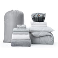 Silver Orchid Davidson Twin Xl College Freshman Dorm Pack