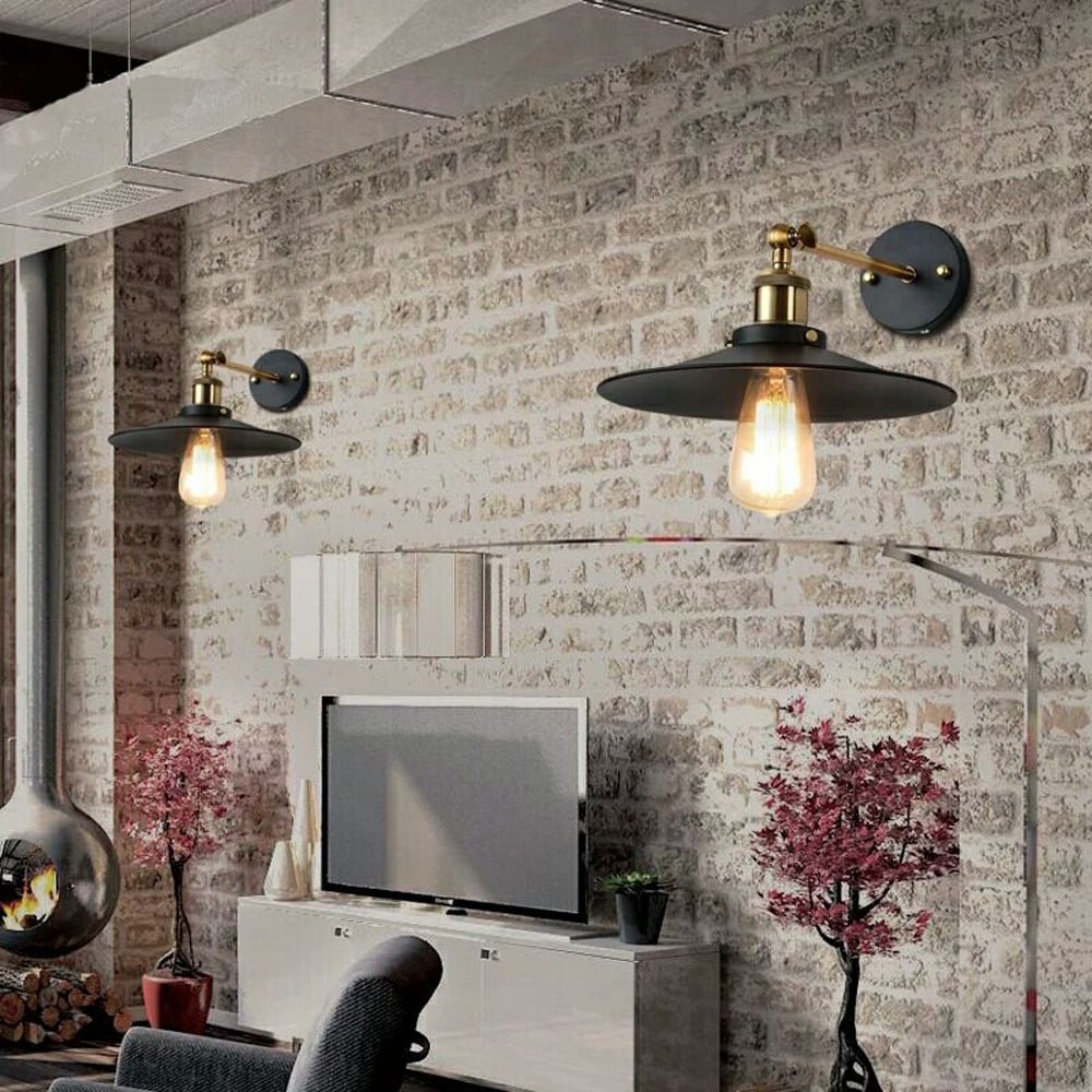 Dorothy 1 Light Black Edison Wall Sconce With Light Bulb