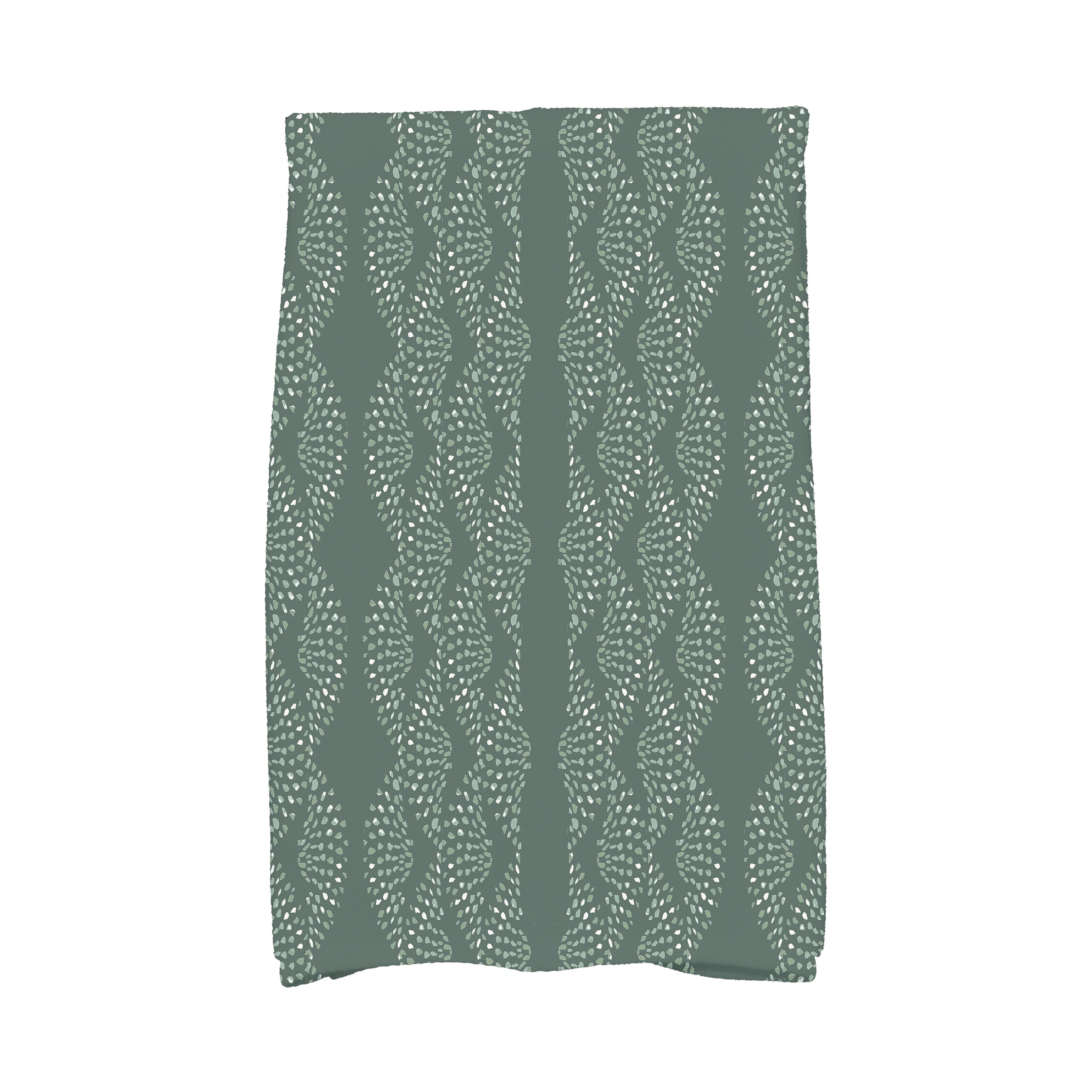 Dotted D Cor 16 X 25 Inch Stripe Print Kitchen Towel
