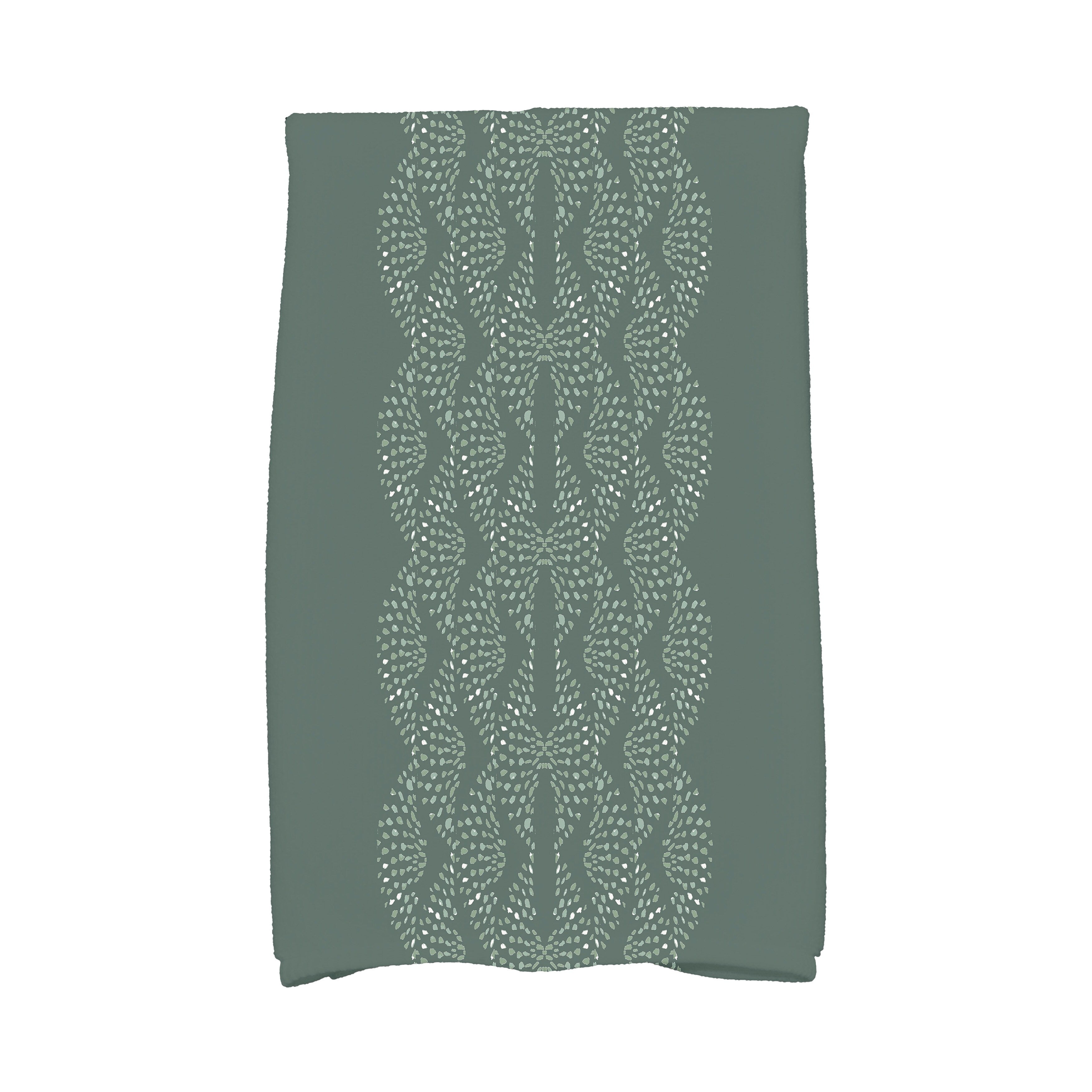 Dotted Focus 16 X 25 Inch Geometric Print Hand Towel