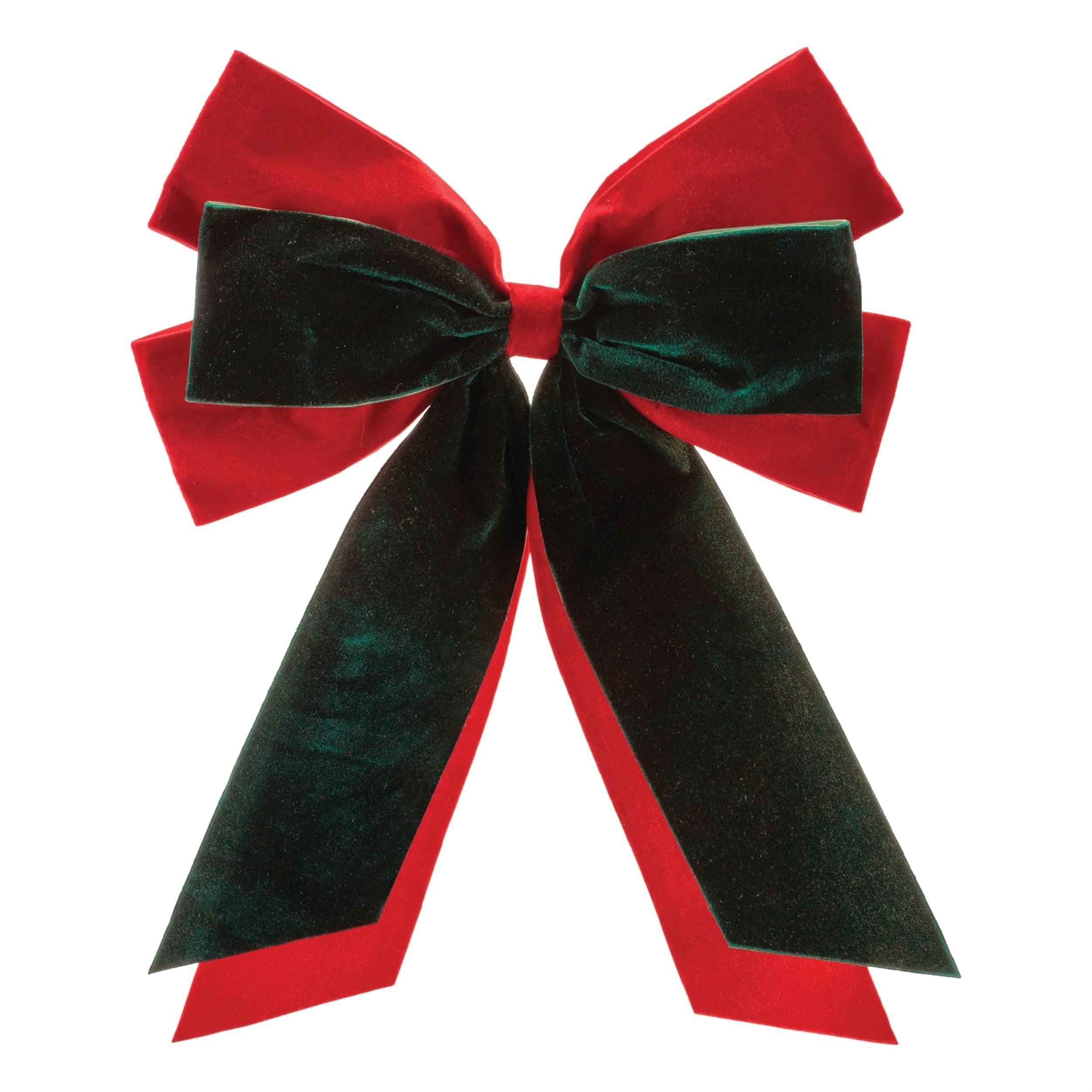 Double Bow Ornament Set Of 2