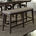 Double Bridge Dark Chestnut Counter Bench