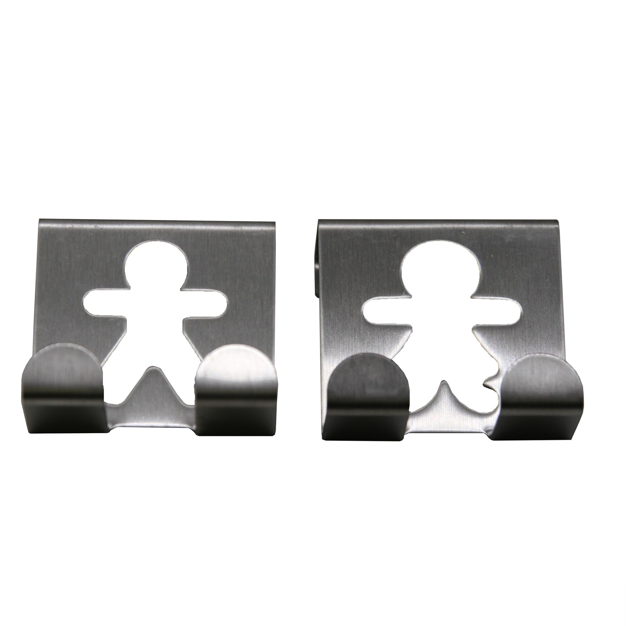 Metal Over Cabinet Door Hooks Fellow Couple Up To 3 4 Set Of 2